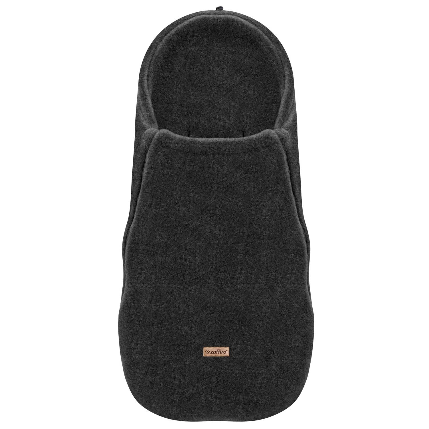 Fußsack Mini Wool, Anthrazite