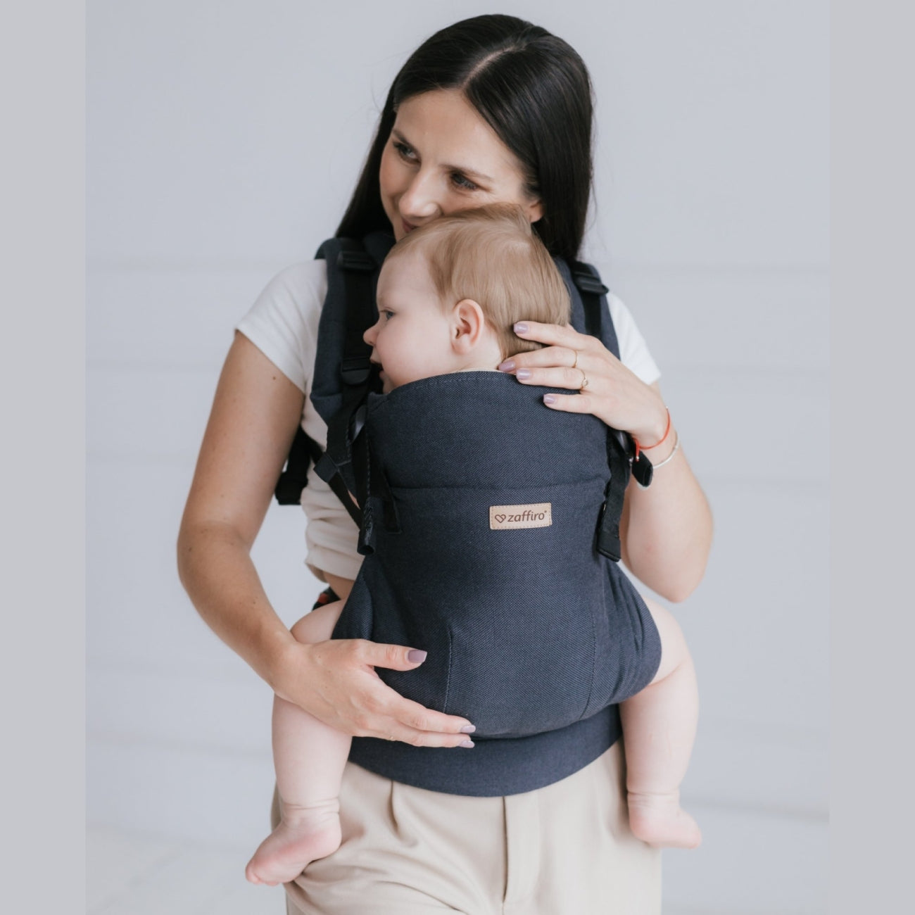 Ergonomische Babytrage BabyGrow, Anthrazit