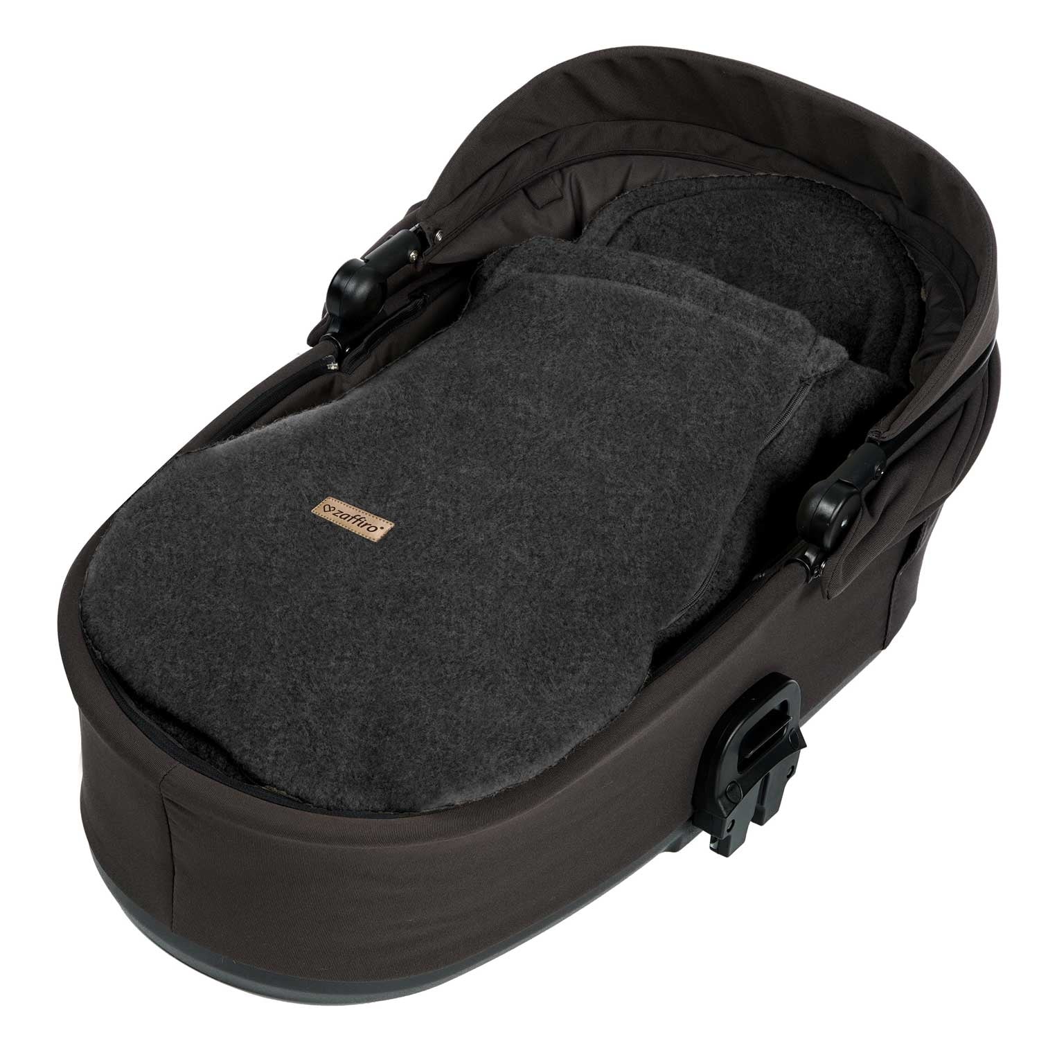 Fußsack Mini Wool, Anthrazite