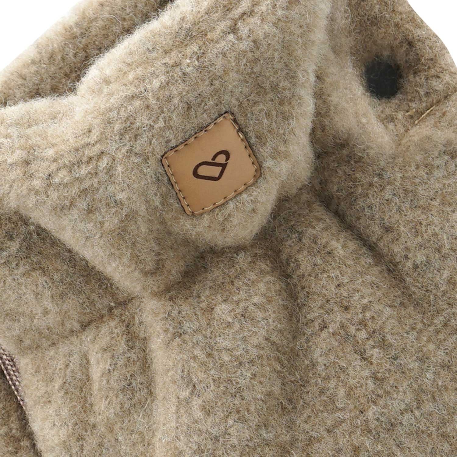 Handwärmer Muffs Wool Brown