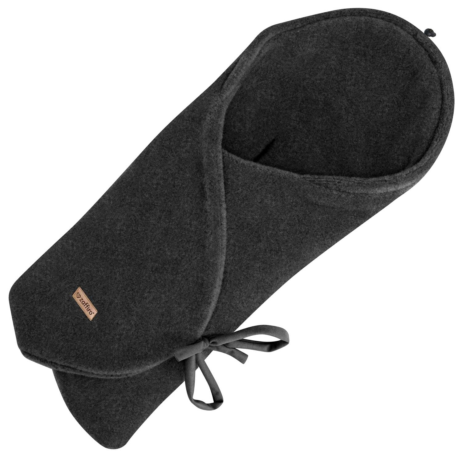 Baby-Wollswaddle Sierra, Anthracite – Woll-Swaddle aus Premium-Schafwolle