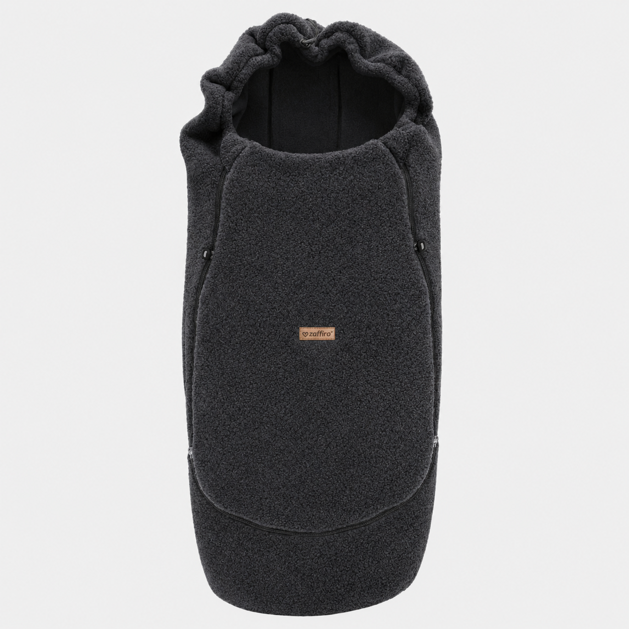 Fußsack Maxi Wool Bouclé, Anthracite