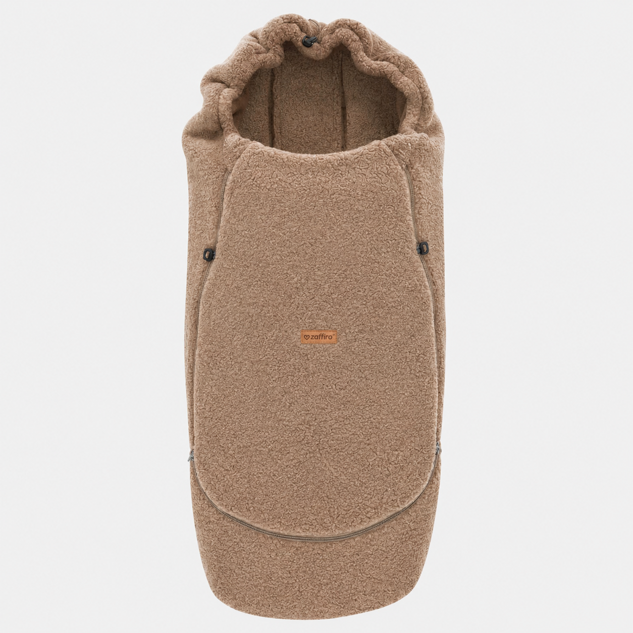 Fußsack Maxi Wool Bouclé, Brown