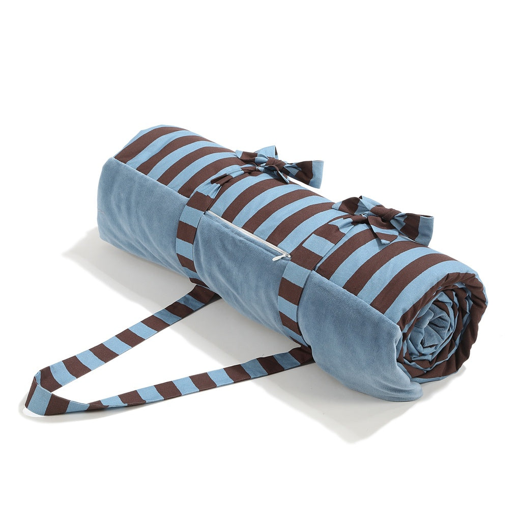 Wasserdichte Picknickdecke, Stripes Blue