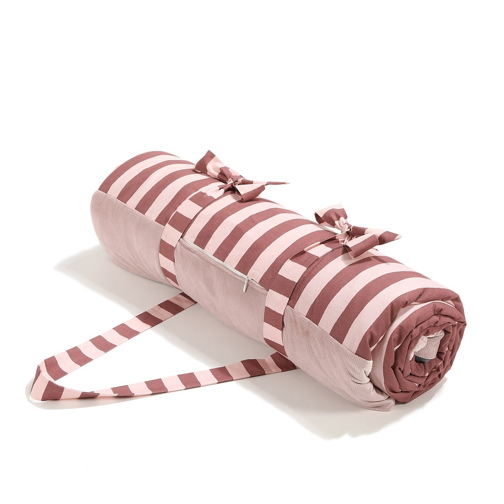 Wasserdichte Picknickdecke, Stripes Pink