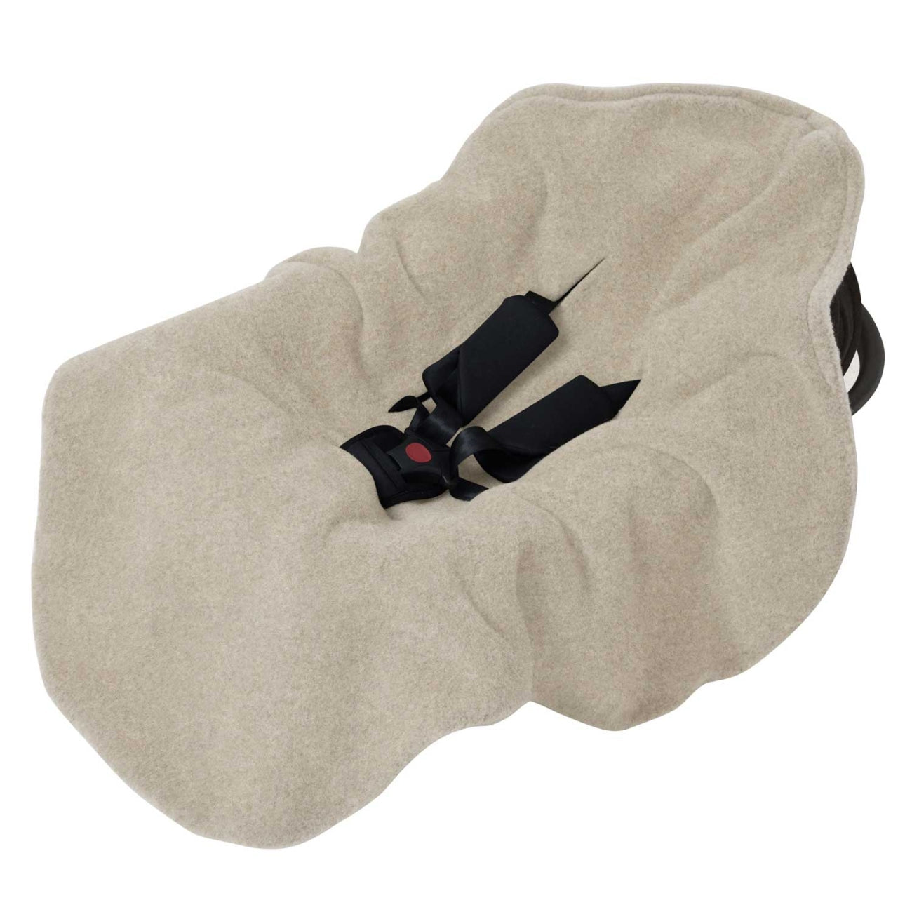 Baby-Wollswaddle Sierra, Beige – Detailansicht Wolle