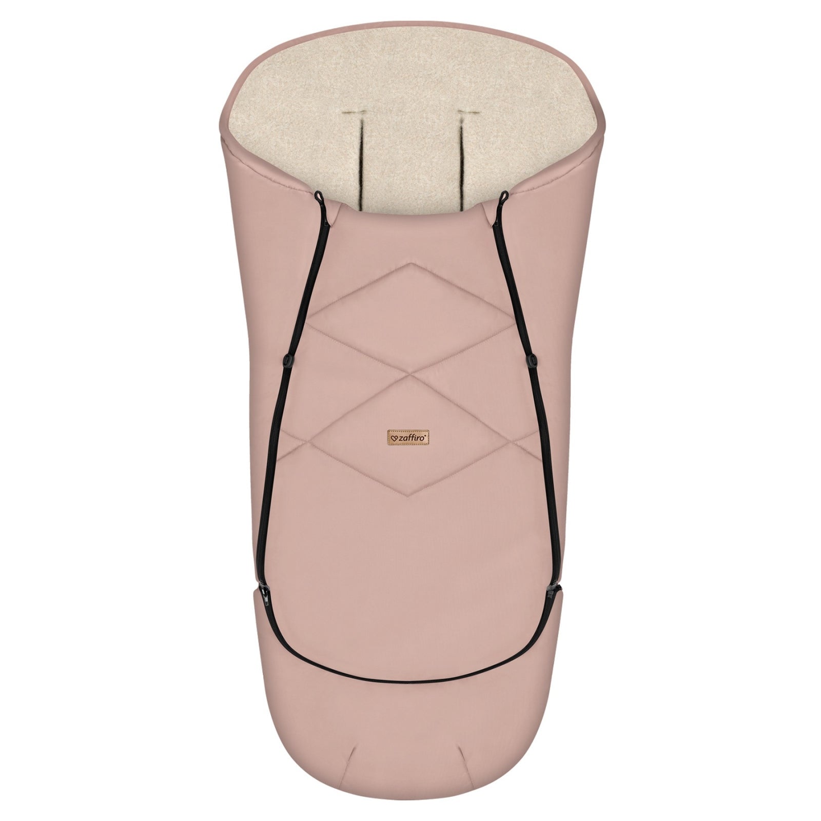 Fußsack EverGrow Aspen, Baby Pink – mitwachsender Kinderwagen-Fußsack