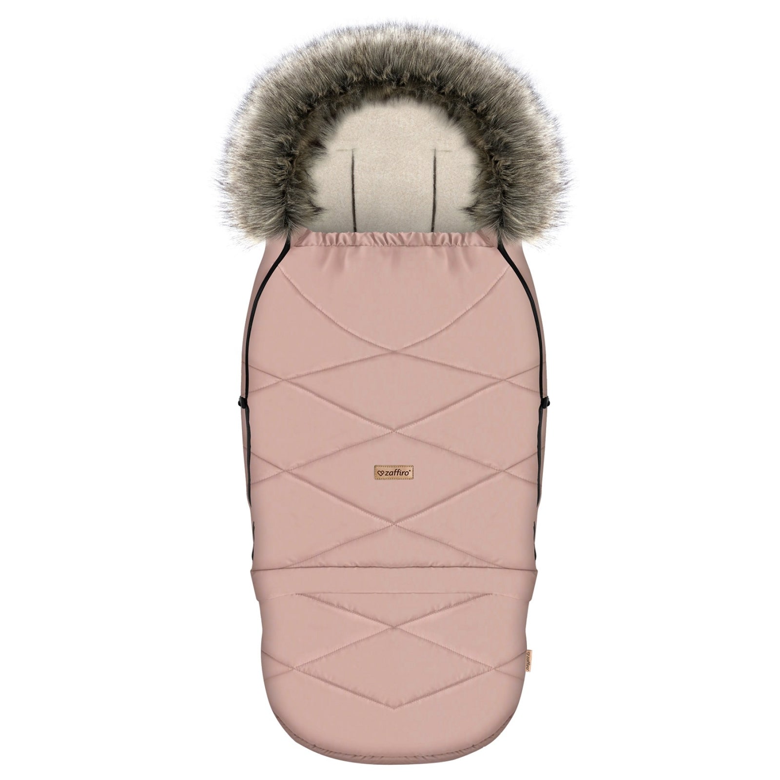 Fußsack GrowUP Aspen, Baby Pink – mitwachsender Babyfußsack 0–36 Monate