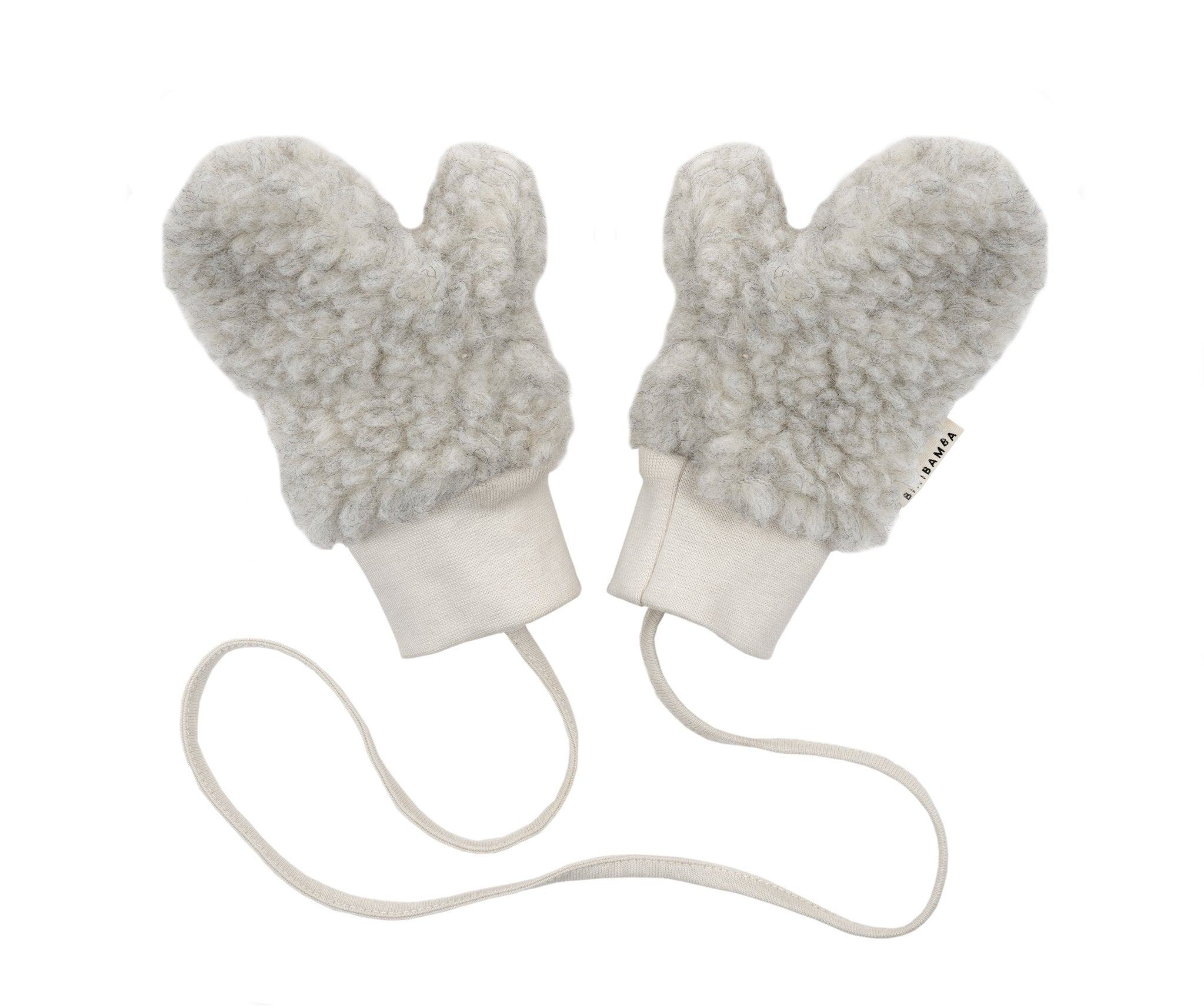 Baby Merino Handschuhe (6-24M), Cloud - Oli&Lola