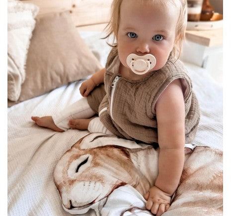 Baby Schlafsack mit Beinöffnungen aus Musselin - Oli&Lola