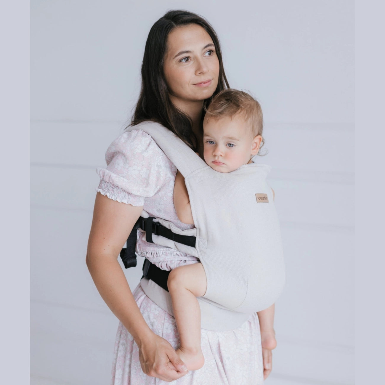 Ergonomische Babytrage BabyFlow, beige